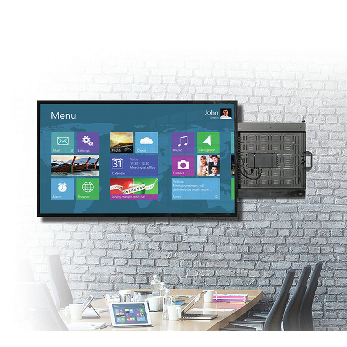 TV Konzol B-Tech BT7883/B 32" 70" 100 kg